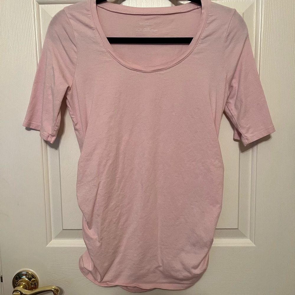 Maternity Fitted Scoop Neck Tee